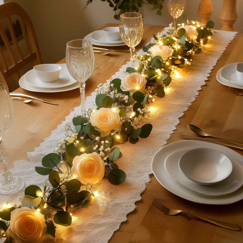 RoseAura | LED-Rosenkranz für stimmungsvolles Ambiente