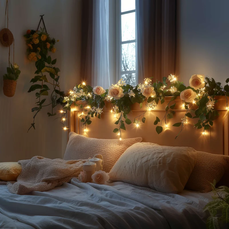 RoseAura | LED-Rosenkranz für stimmungsvolles Ambiente