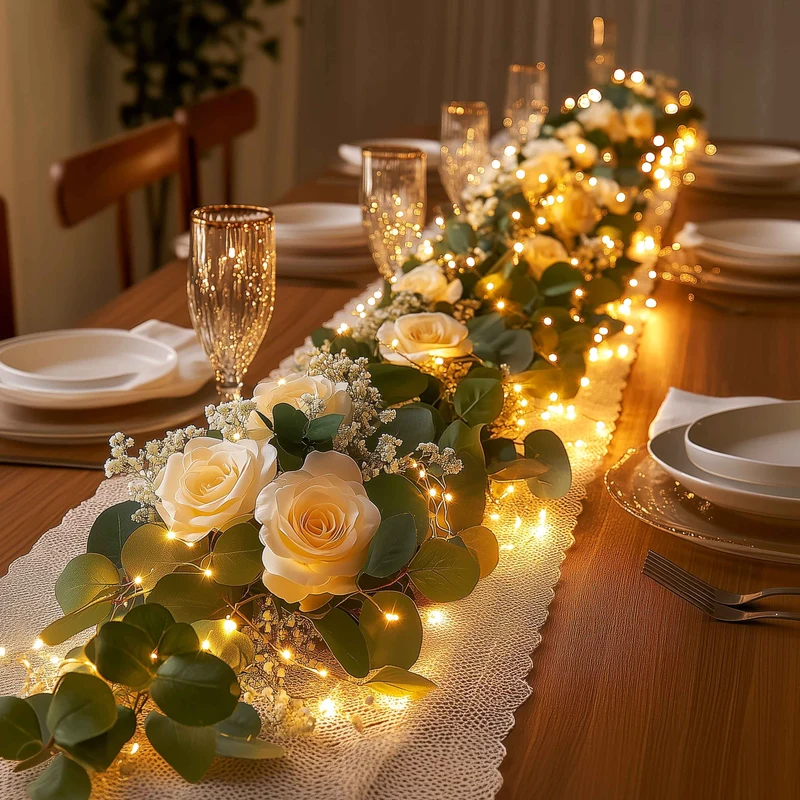 RoseAura | LED-Rosenkranz für stimmungsvolles Ambiente