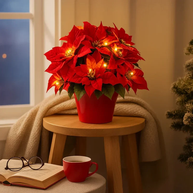 BloomGlow | LED Blütenlampe mit warmweißem Licht