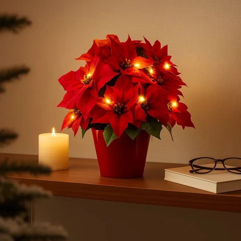 BloomGlow | LED Blütenlampe mit warmweißem Licht