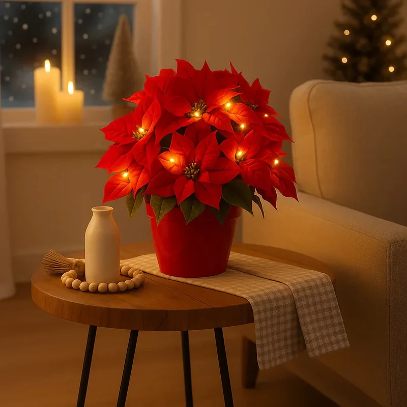 BloomGlow | LED Blütenlampe mit warmweißem Licht