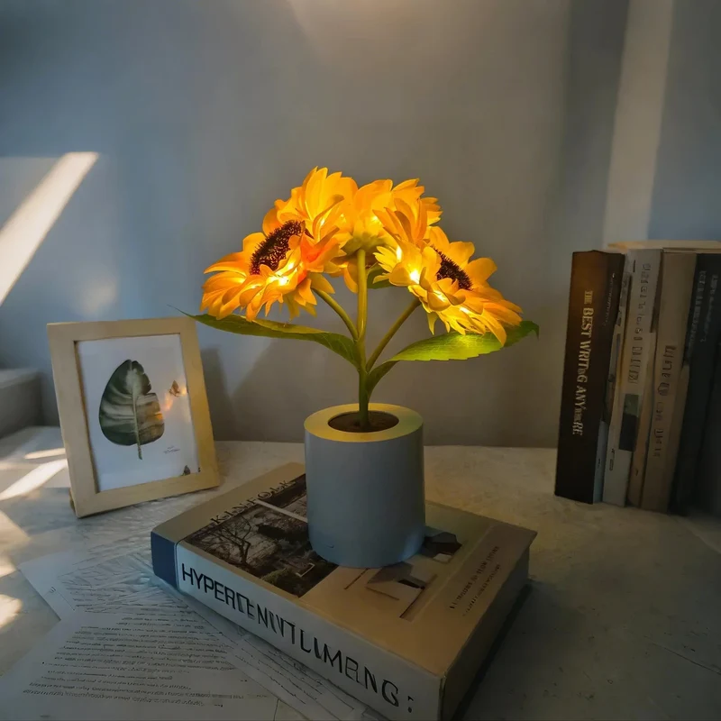 Sonnablum | LED Tischlampe im Blütendesign