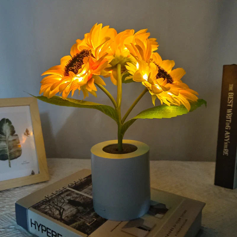 Sonnablum | LED Tischlampe im Blütendesign