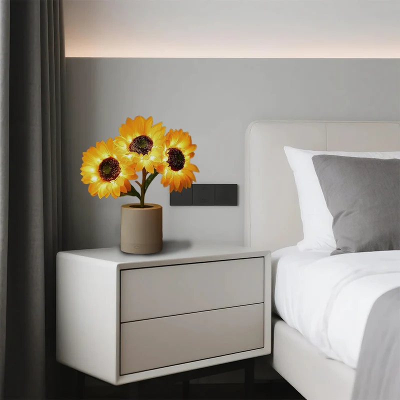 Sonnablum | LED Tischlampe im Blütendesign