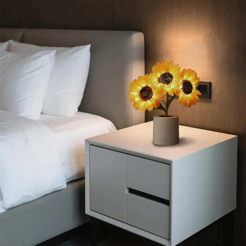Sonnablum | LED Tischlampe im Blütendesign