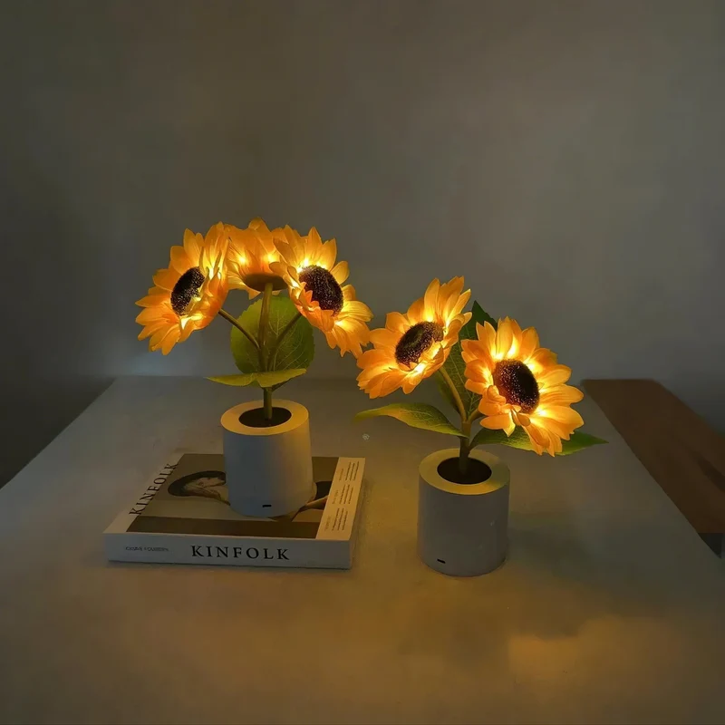 Sonnablum | LED Tischlampe im Blütendesign