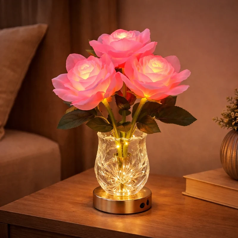 Rosalia | Romantische LED-Blütenlampe