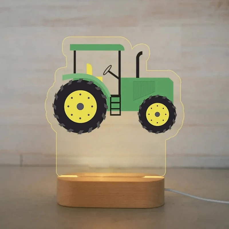 Personalisiertes Nachtlicht mit Tierdesign und Namen für Ihr Kind