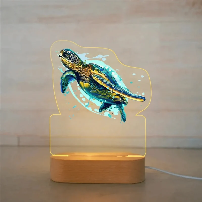 Personalisiertes Nachtlicht mit Tierdesign und Namen für Ihr Kind