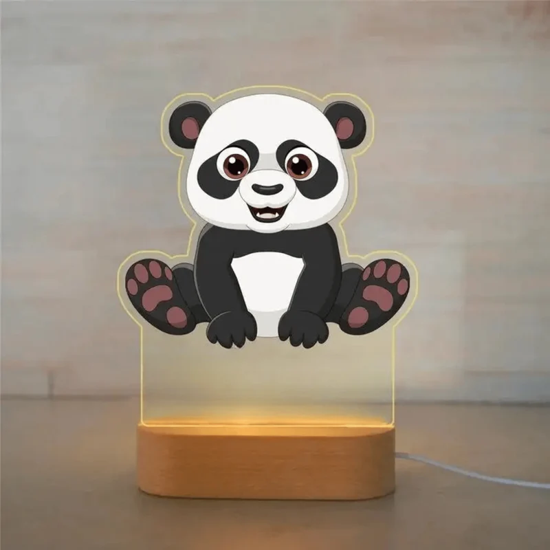 Personalisiertes Nachtlicht mit Tierdesign und Namen für Ihr Kind