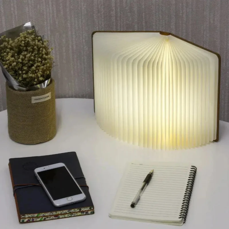 Nachtlicht dimmbar LED Buchform mit 3 Lichtfarben
