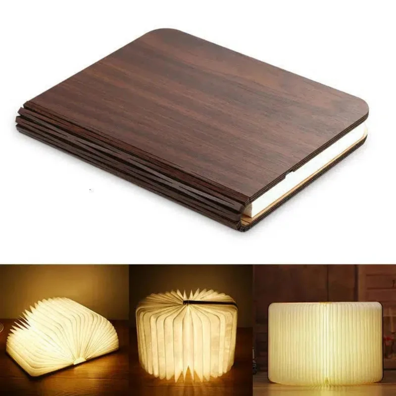 Nachtlicht dimmbar LED Buchform mit 3 Lichtfarben