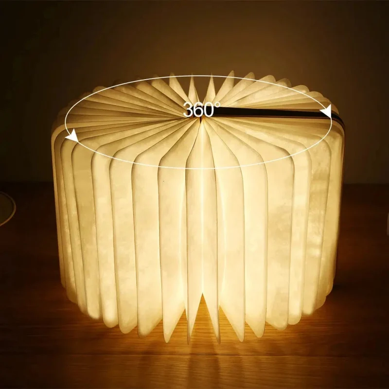 Nachtlicht dimmbar LED Buchform mit 3 Lichtfarben