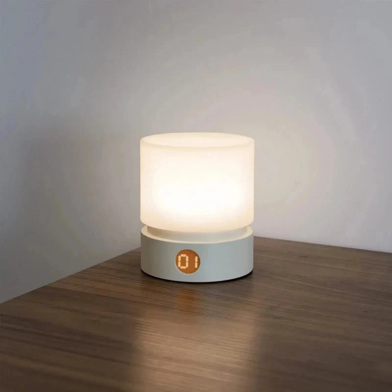 Nachtlicht dimmbar LED Holzdesign mit Stilllicht Funktion