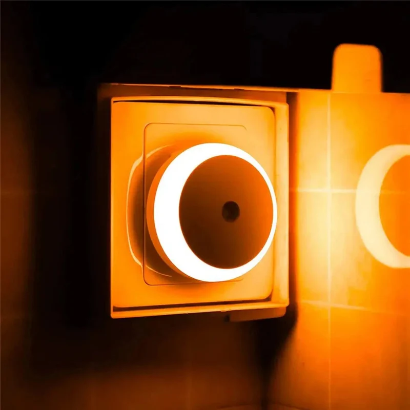 Nachtlicht Steckdose LED Rund Automatisch