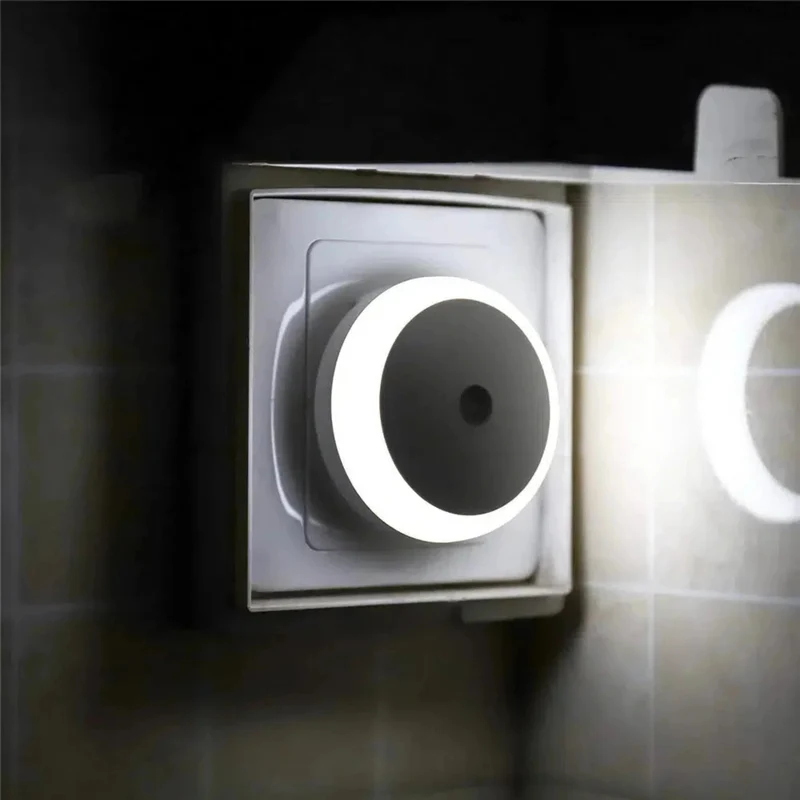 Nachtlicht Steckdose LED Rund Automatisch