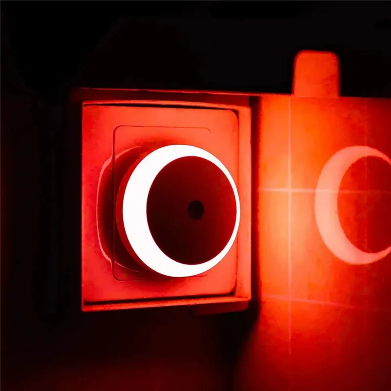 Nachtlicht Steckdose LED Rund Automatisch