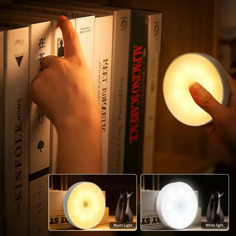 Nachtlicht mit Bewegungsmelder LED Farbwechsel Magnetisch