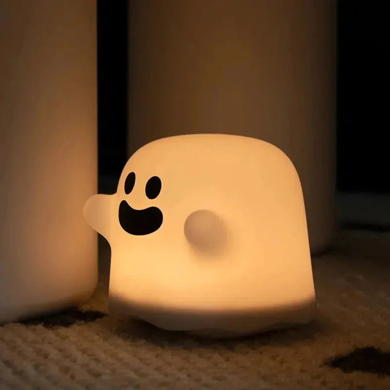 Süßes Geist Nachtlicht mit Silikon LED für Kinderzimmer