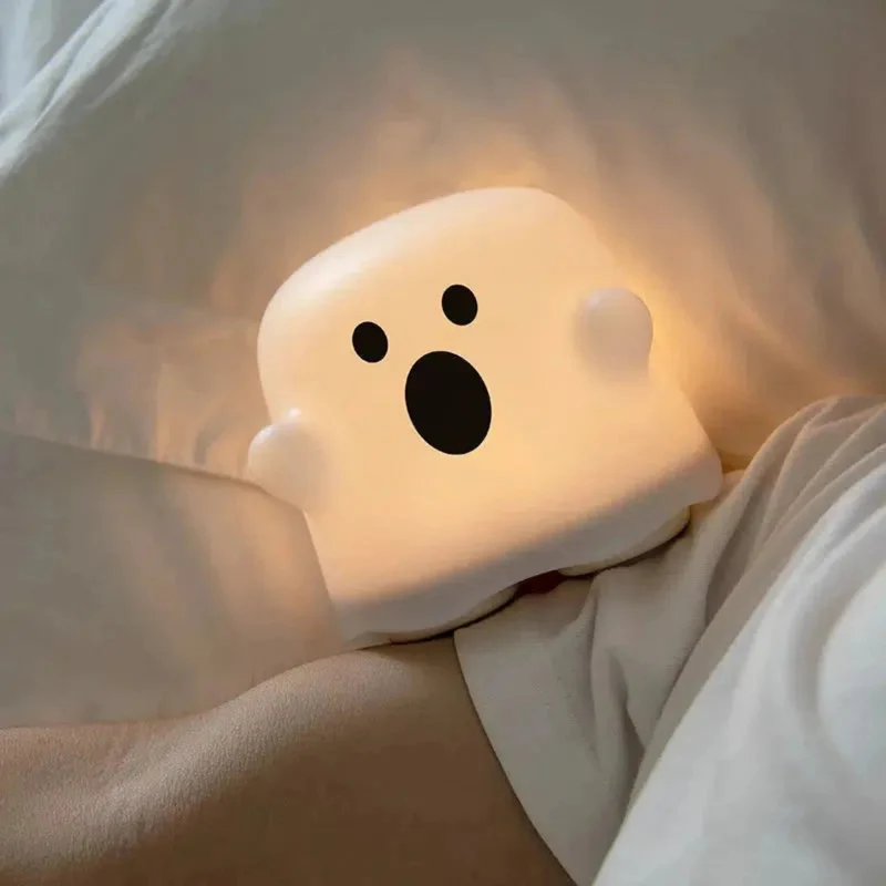 Süßes Geist Nachtlicht mit Silikon LED für Kinderzimmer