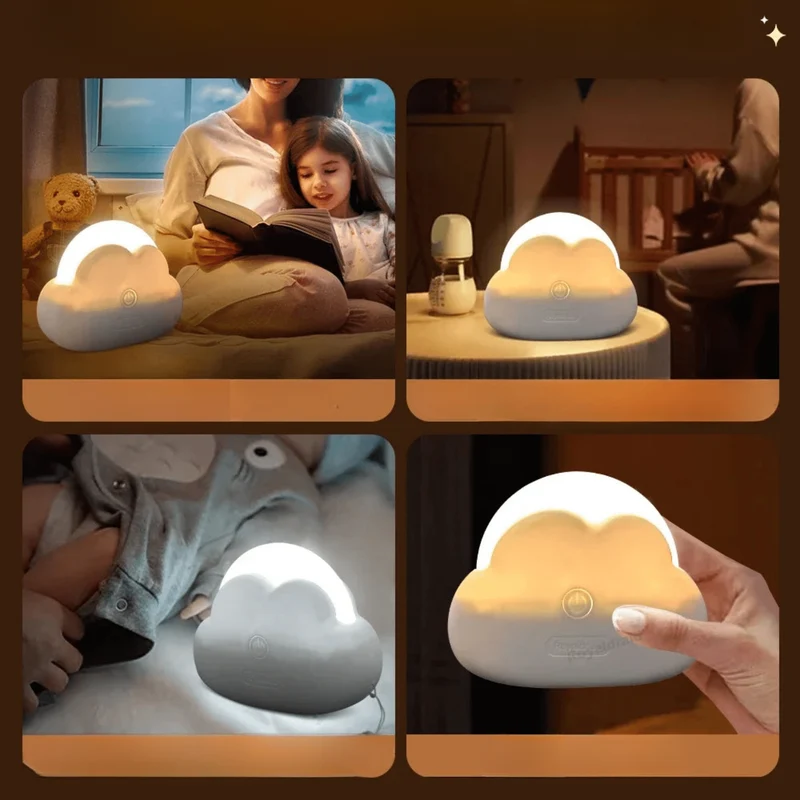 Nachtlicht Wolke Mini LED mit USB - Stilllicht