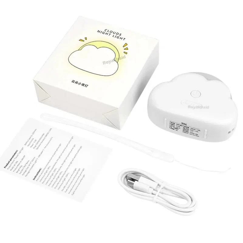 Nachtlicht Wolke Mini LED mit USB - Stilllicht
