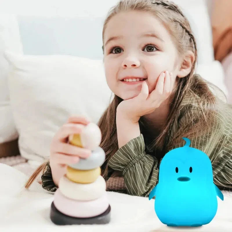 Nachtlicht Pinguin – Magische Schlummerleuchte für Kinderzimmer