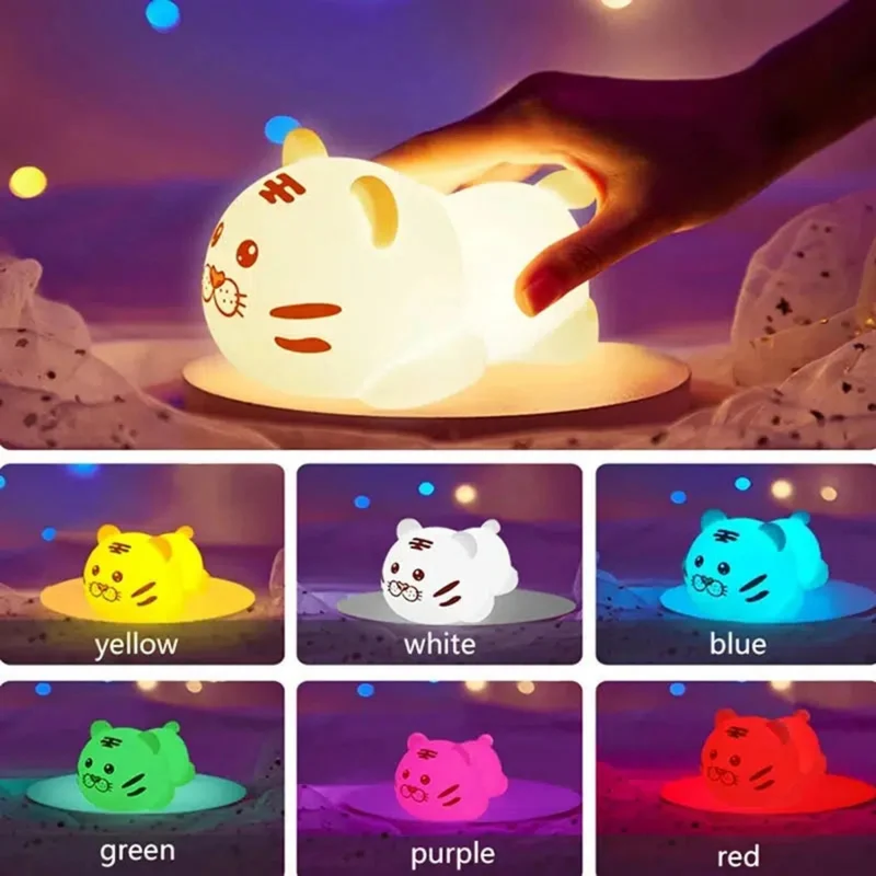 LED Nachtlicht Löwe mit Fernbedienung – Farbenfrohe Schlummerleuchte für Kinder