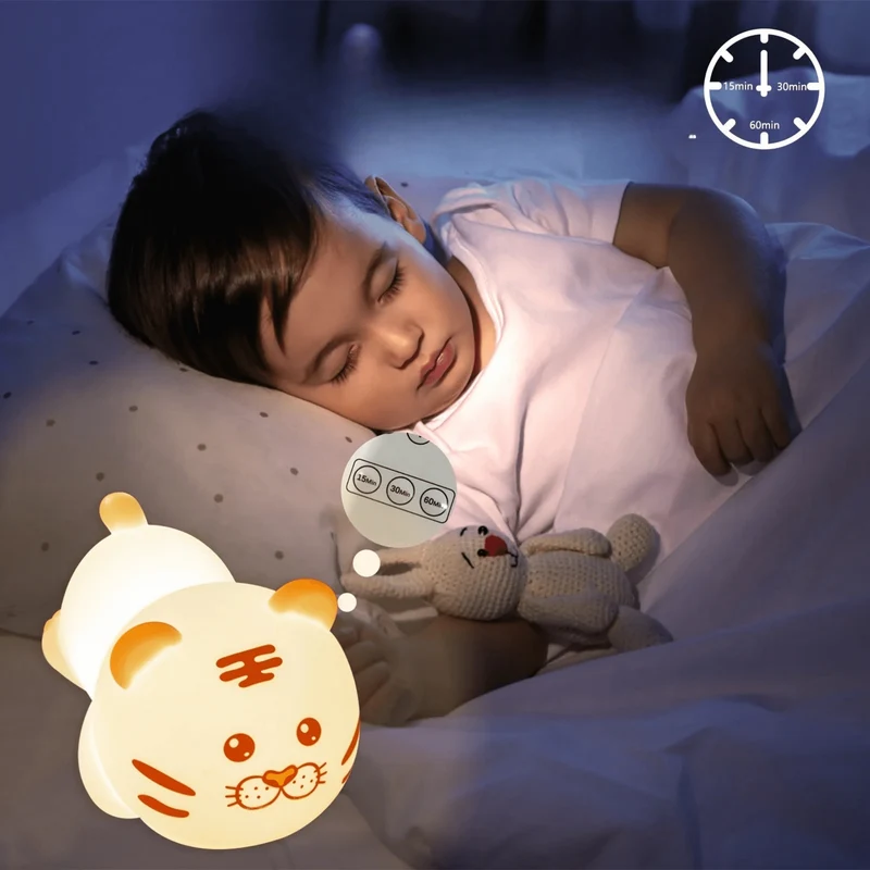 LED Nachtlicht Löwe mit Fernbedienung – Farbenfrohe Schlummerleuchte für Kinder