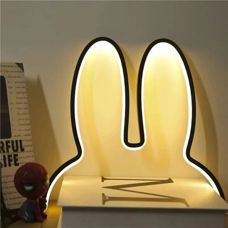 Moderne Nachtlicht Hase LED-Lampe mit USB-Anschluss