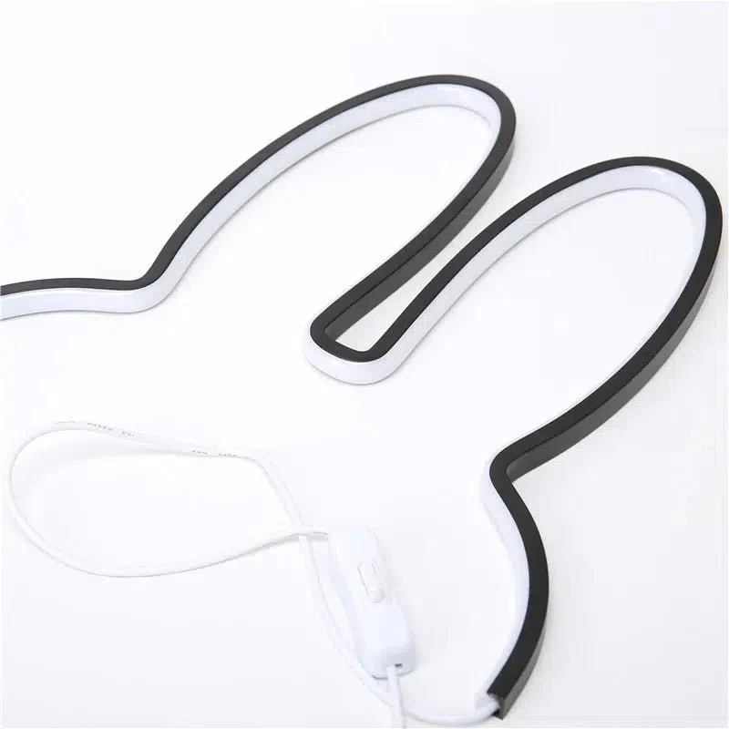 Moderne Nachtlicht Hase LED-Lampe mit USB-Anschluss