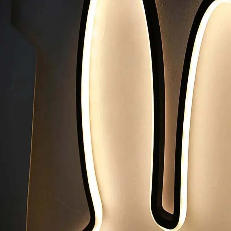 Moderne Nachtlicht Hase LED-Lampe mit USB-Anschluss