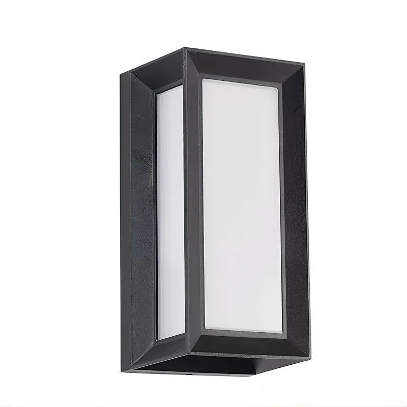 NoirArc | LED Außenwandleuchte in Schwarz