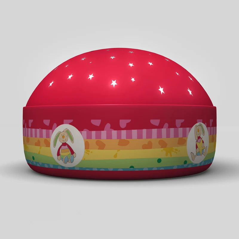 Nachtlicht Rainbow Rabbit Projektor