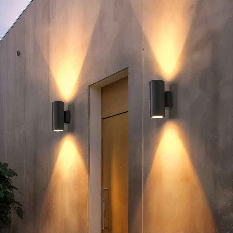 NoctaLux | Wetterfeste LED-Wandleuchte aus Aluminium