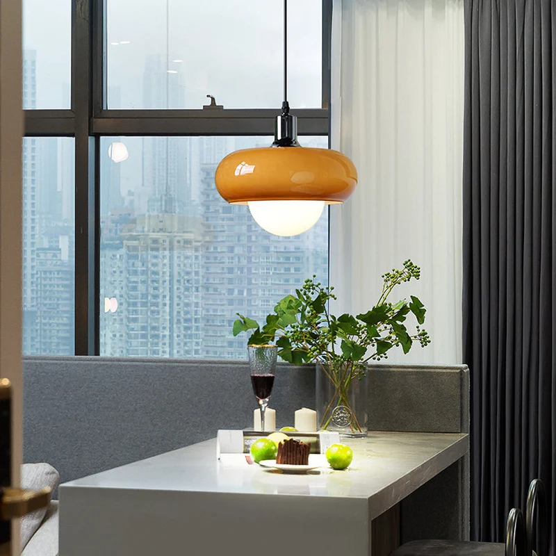 CoffeeGlow | Bauhaus Pendelleuchte in Kaffeefarben