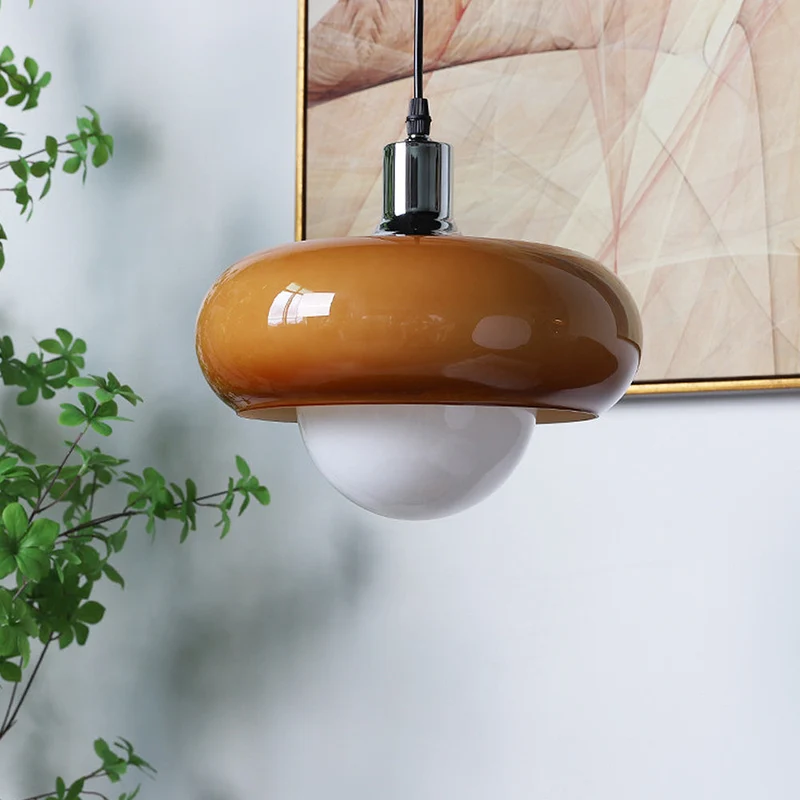 CoffeeGlow | Bauhaus Pendelleuchte in Kaffeefarben