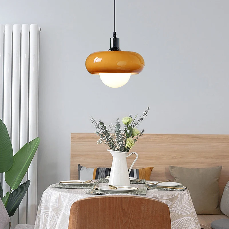 CoffeeGlow | Bauhaus Pendelleuchte in Kaffeefarben
