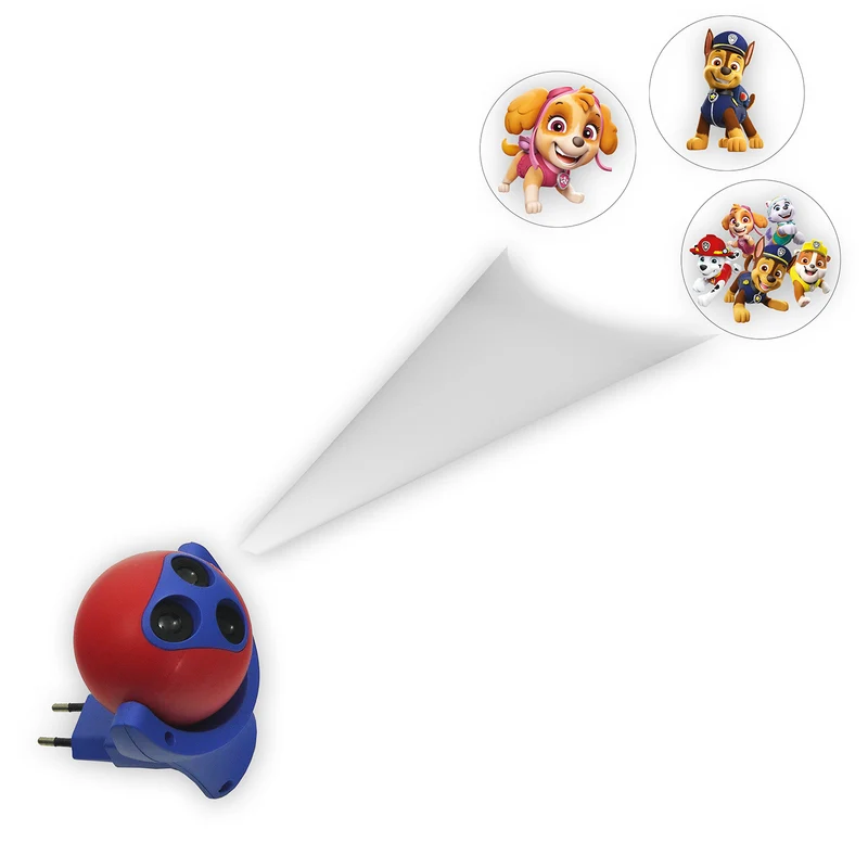 Paw Patrol LED Projektor, 3 fach
