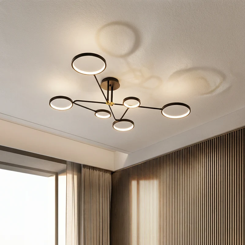 RingLumo | LED-Kronleuchter mit verstellbarer Höhe
