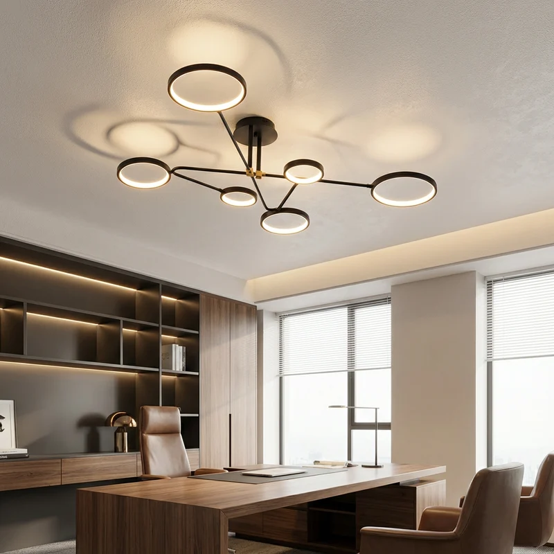 RingLumo | LED-Kronleuchter mit verstellbarer Höhe
