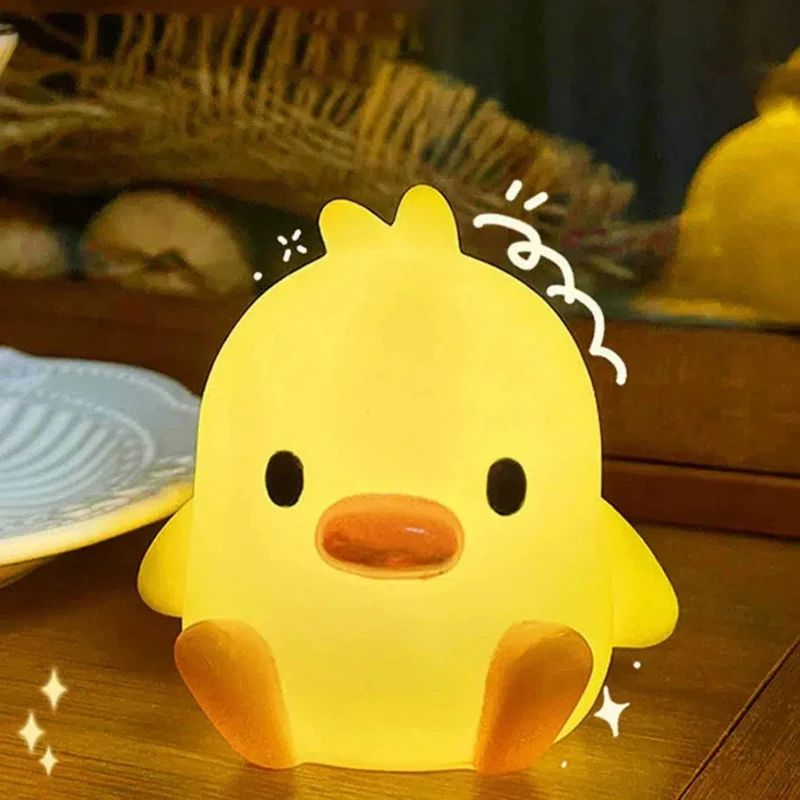 Mini Ente-Küken Nachtlicht LED für Kinder: Süße Schlummerhilfe fürs Kinderzimmer