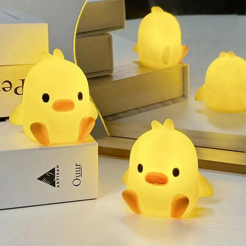 Mini Ente-Küken Nachtlicht LED für Kinder: Süße Schlummerhilfe fürs Kinderzimmer