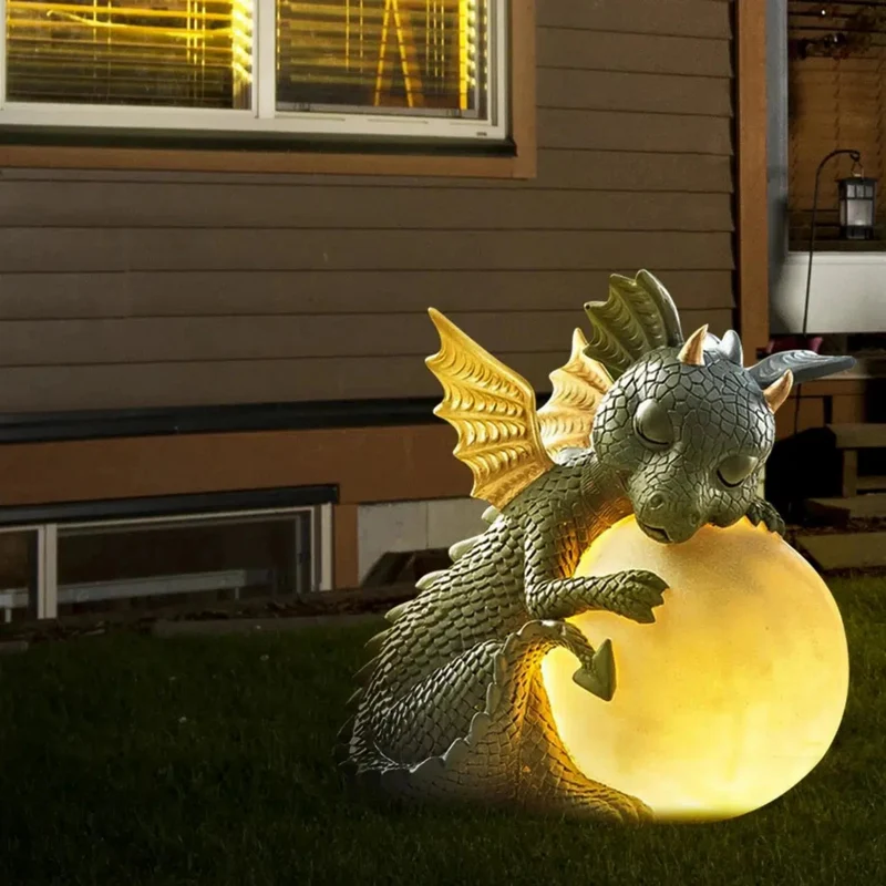 Nachtlicht Dinosaurier auf leuchtendem Mond