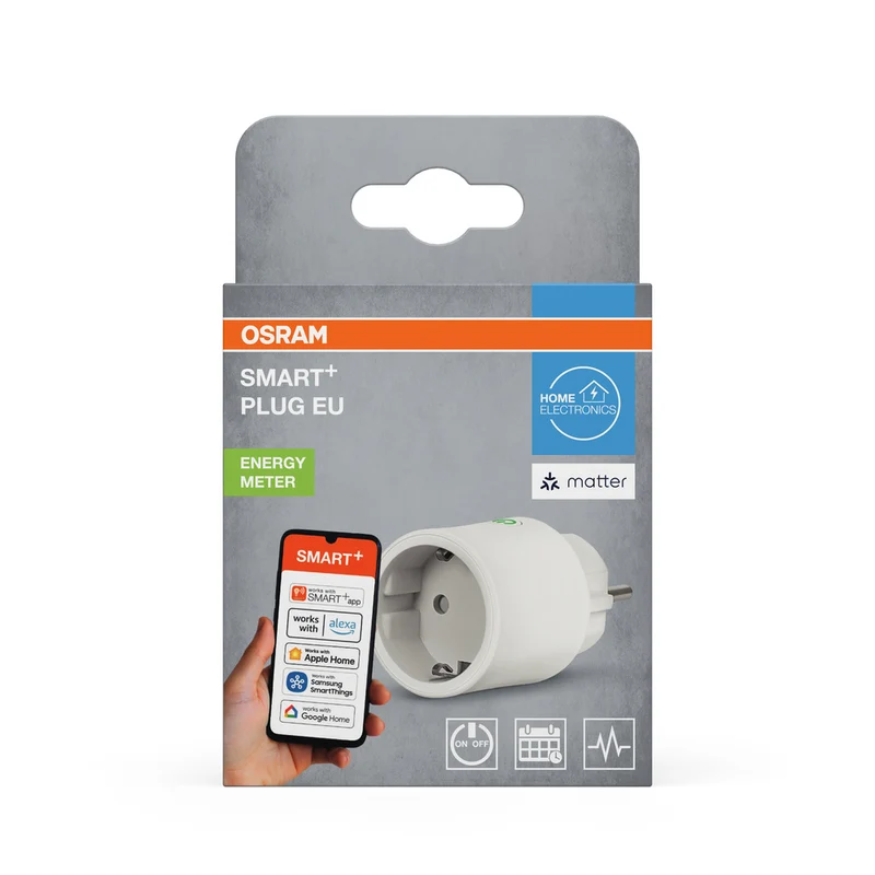AKTION - OSRAM Wifi SMART+ Smarte Outdoor Überwachungskamera Drehbar Weiß inkl. Gratis Smart Plug
