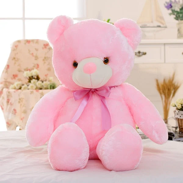 Leuchtender LED Teddybär Plüschtier für Kinder