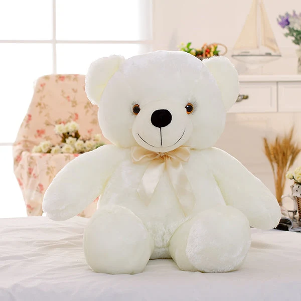 Leuchtender LED Teddybär Plüschtier für Kinder