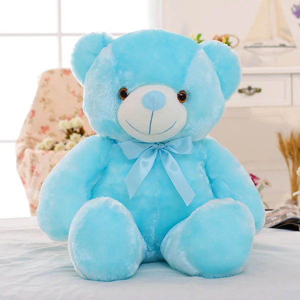 Leuchtender LED Teddybär Plüschtier für Kinder