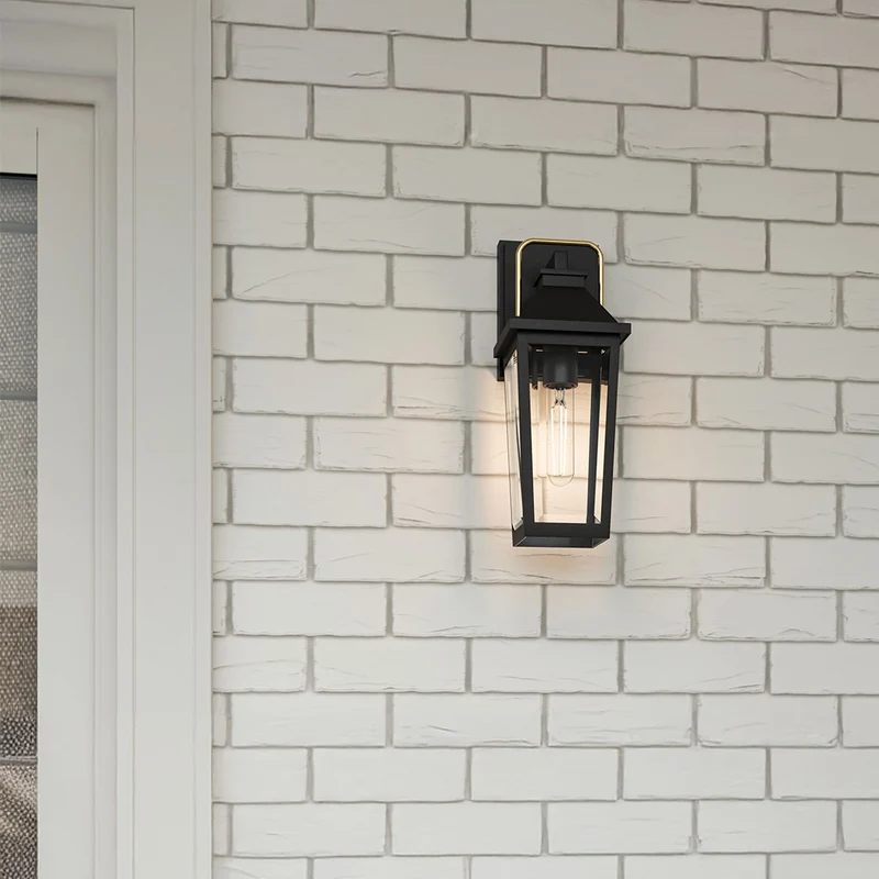Wandleuchte Buckley 1-flammig Schwarz